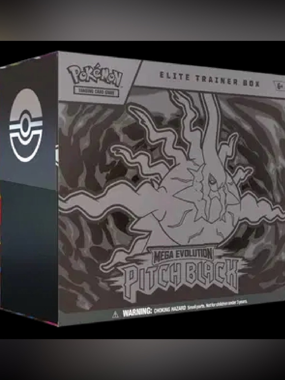 Pokemon Elite Trainer Box - Pitch Black Artwork (black, gray)